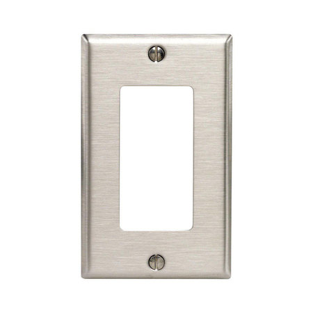 LEVITON Wallplate Decora 1G Ss 84401-040